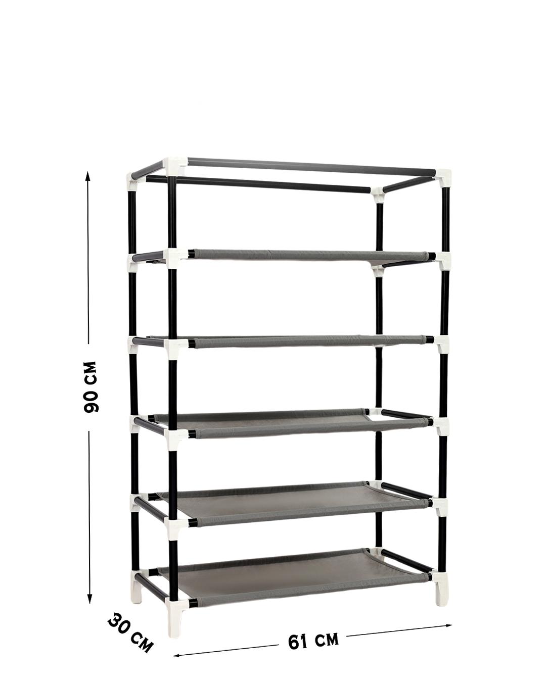 6-Layer Vertical Shoe Rack Organizer