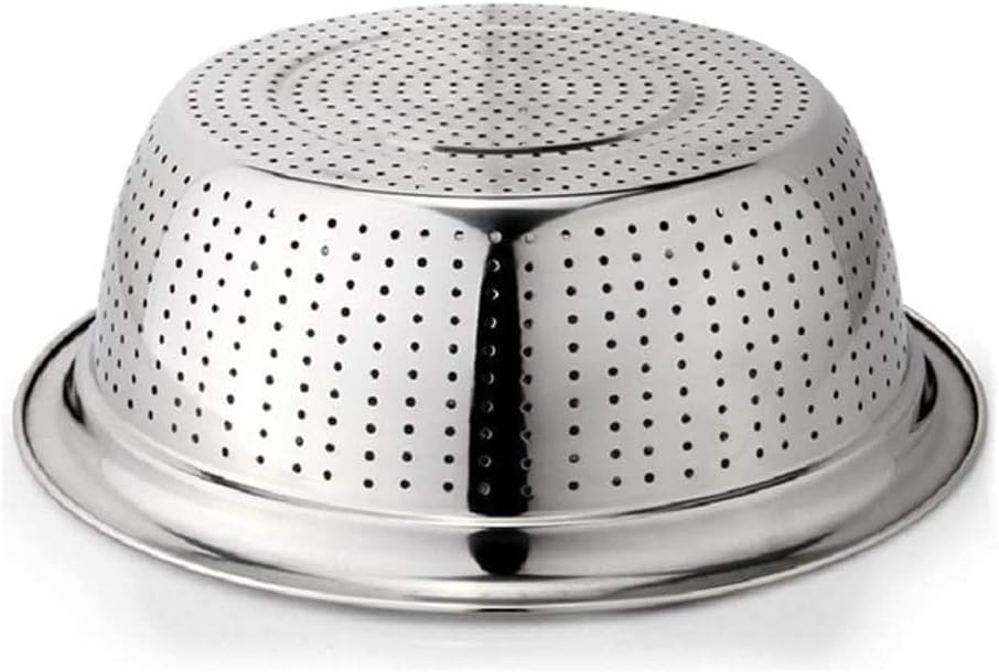 Bubble Tea Strainer, Stainless Steel Tapioca Drainer Bowl, Fruit Vegetable Washing Bowl, Steel Tapioca Drainer, Mesh Colander Drain Net Basket, Efficient Pearl Drainer for Bubble Tea Fruits Vegetable