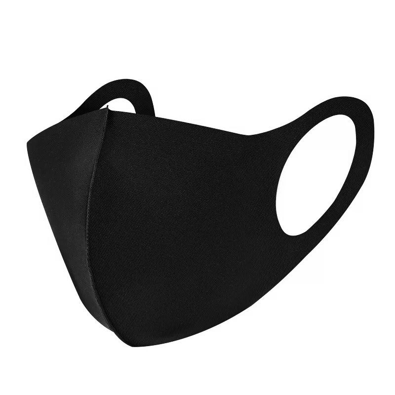 Black Reusable 3D Face Mask
