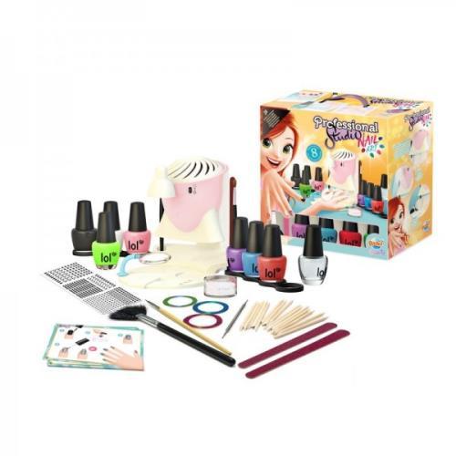 MBK 3684 Nail Art Studio for Kids – DIY Nail Design Set with Nail Dryer & Accessories