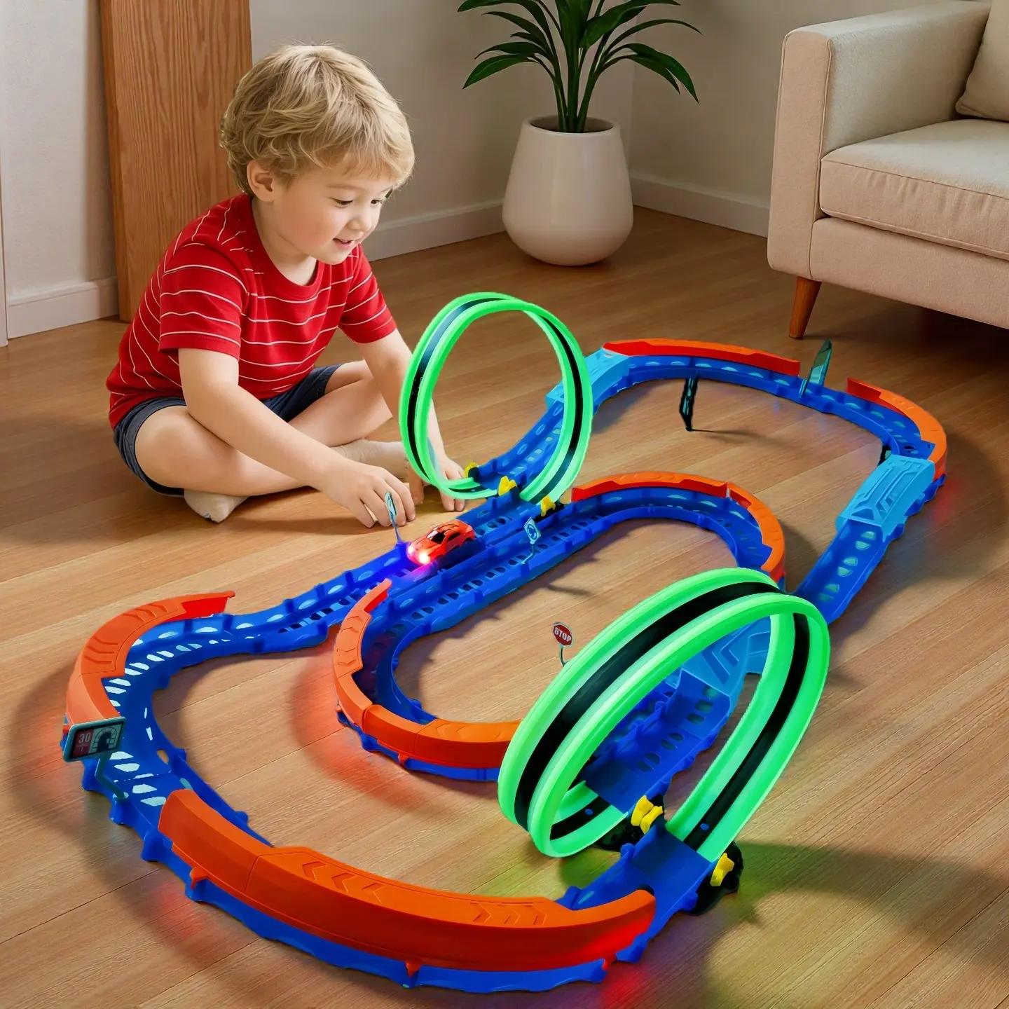 High-Speed Racing Set – Fast Racing Toy Car Track Playset for Kids