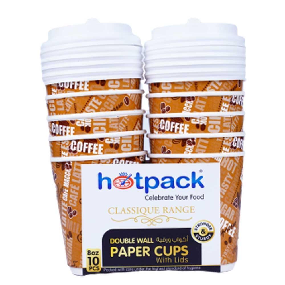 Hotpack Disposable Paper Cups – Premium Paper Drinking Cups for Hot & Cold Beverages