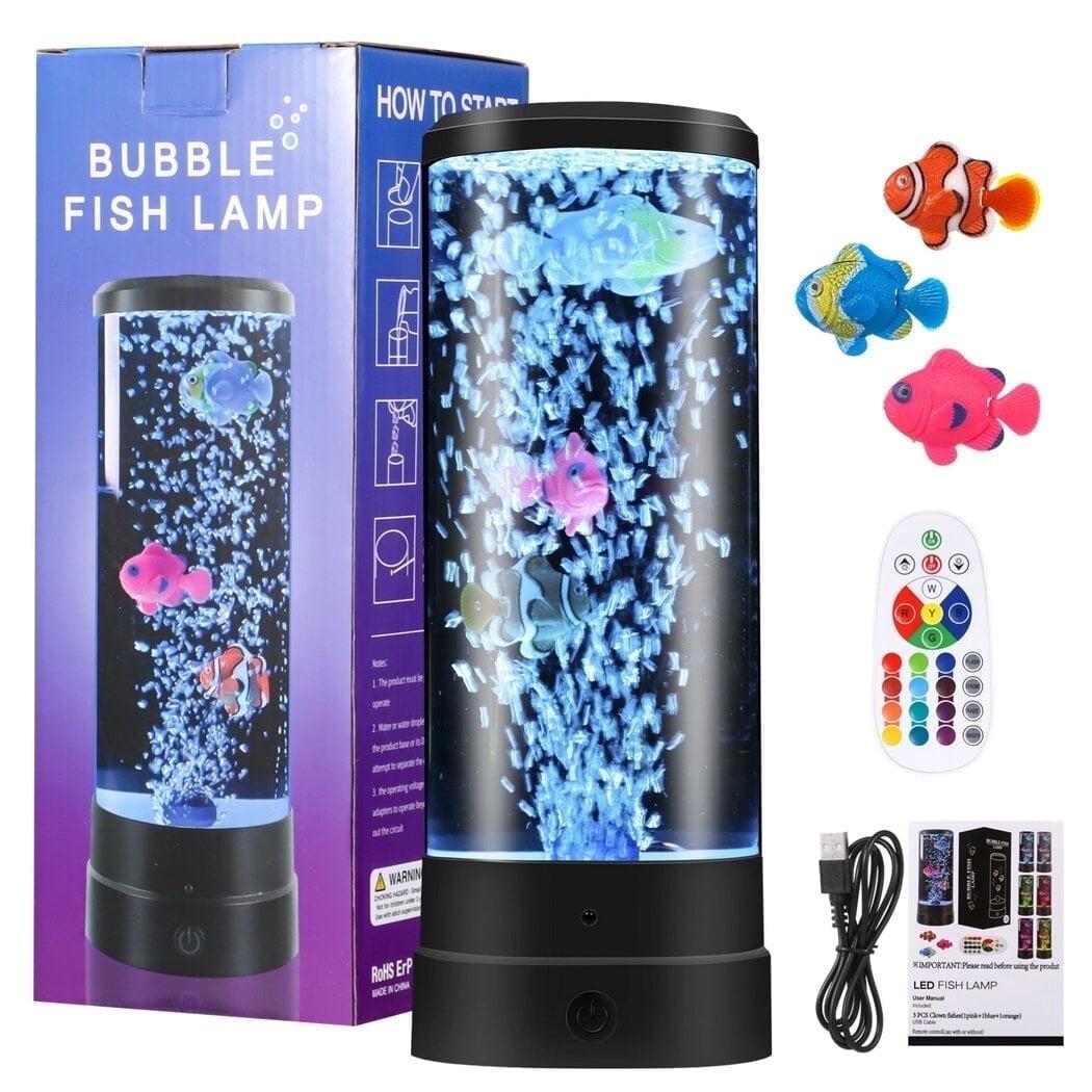Bubble Fish Lamp – Colorful LED Aquarium