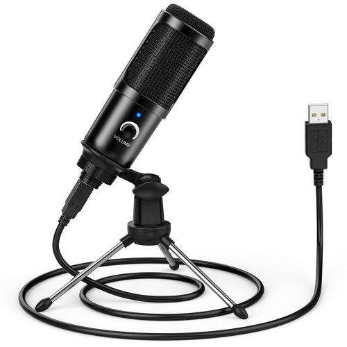 USB Condenser Microphone for PC, Laptop, Gaming, Streaming & Podcasting