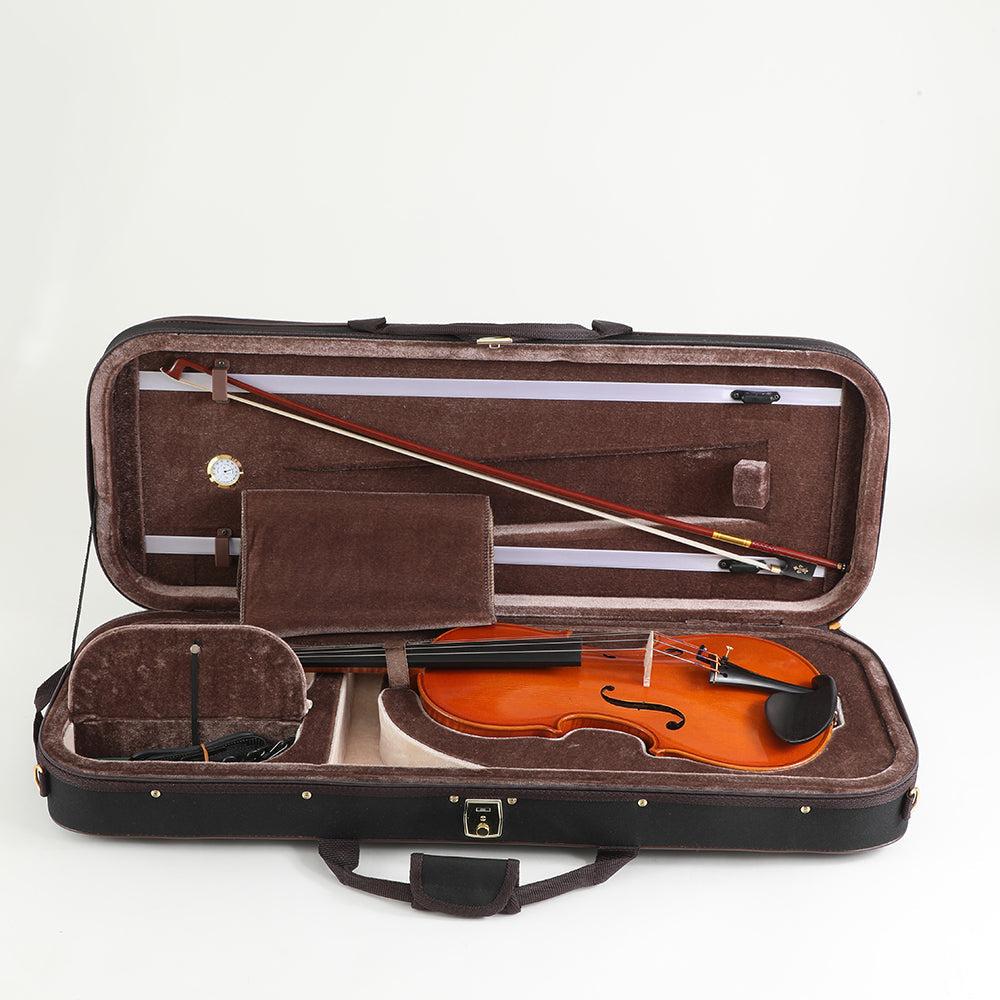 Wood Handmade Violin – Acoustic String Instrument with Case & Bow