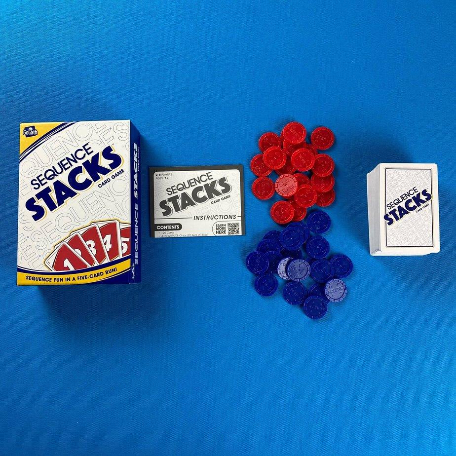 Sequence Stacks Card Game DT8007 – Fast-Paced Family Strategy Game for Kids & Adults
