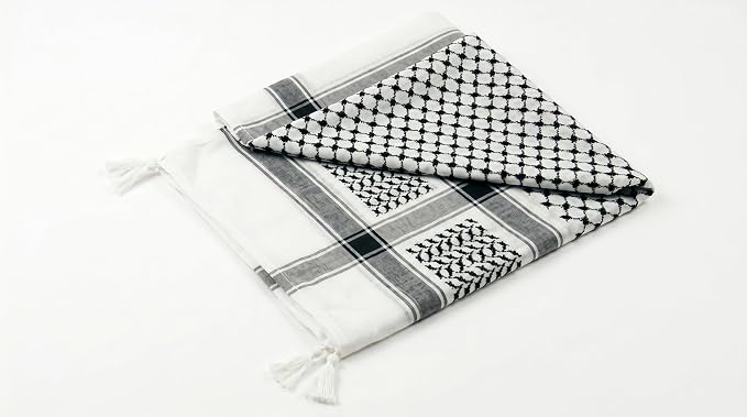 Plain White Shemagh Scarf