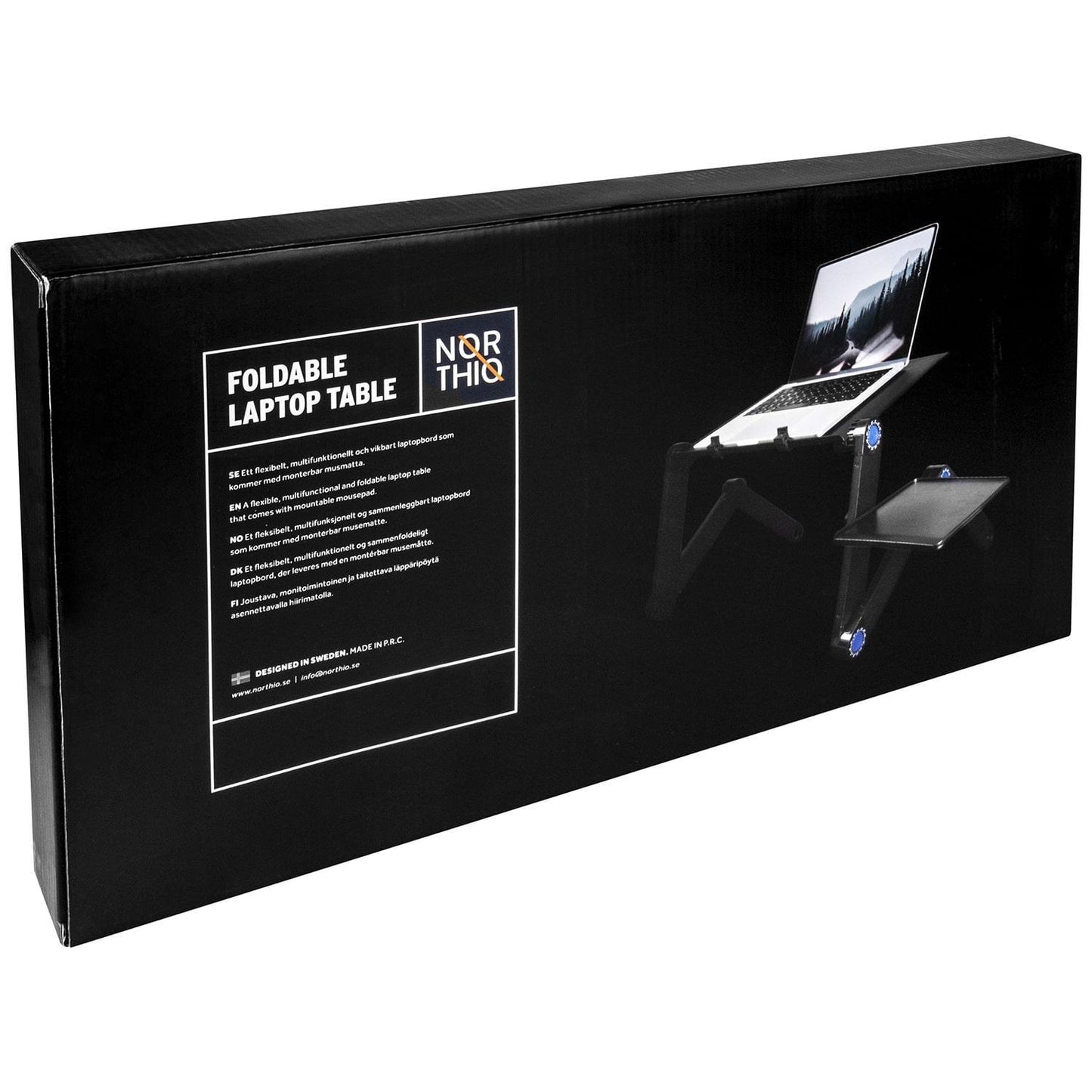 Foldable Laptop Table for Bed – Adjustable Portable Desk for Working, Studying & Reading