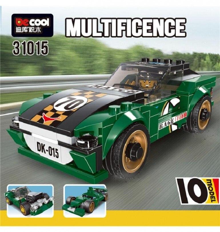 DECOOL Multificence 31015 Super Racing Car Building Set – 195+ Pieces