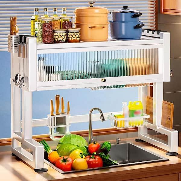 Over Sink Dish Drying Rack Kitchen Organizer