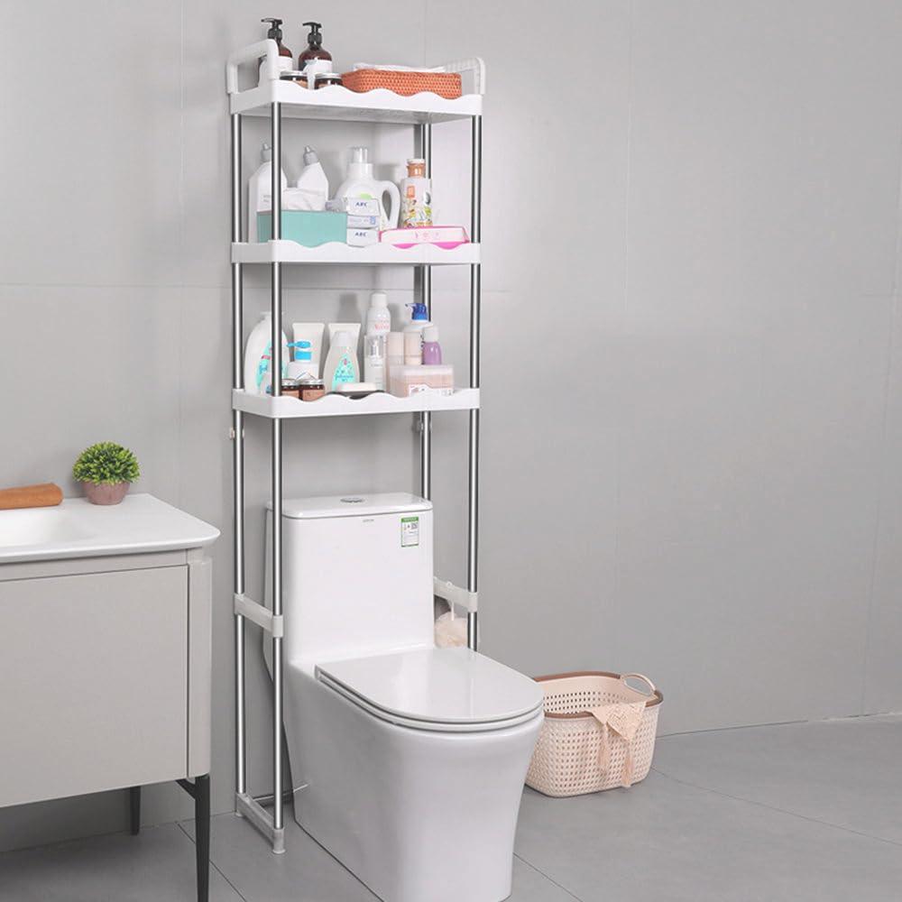 3-Tier Over-the-Toilet Storage Rack – Bathroom Organizer & Space-Saving Shelf