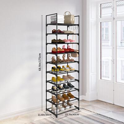 10-Layer Shoe Rack Organizer 60 x 30 x 158 cm