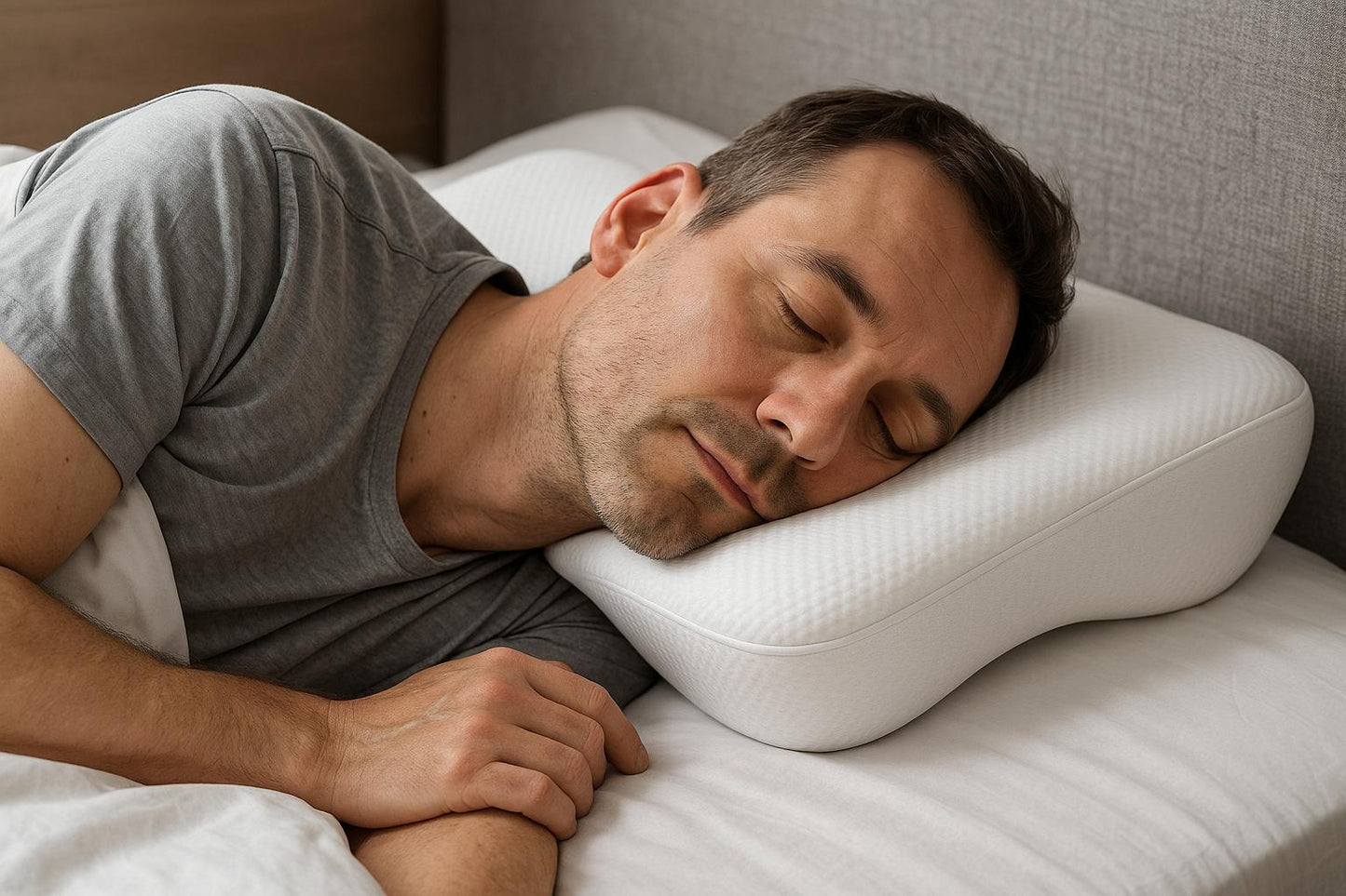 Ergonomic Memory Foam Pillow – Comfortable Support Pillow for Sleeping & Home Use
