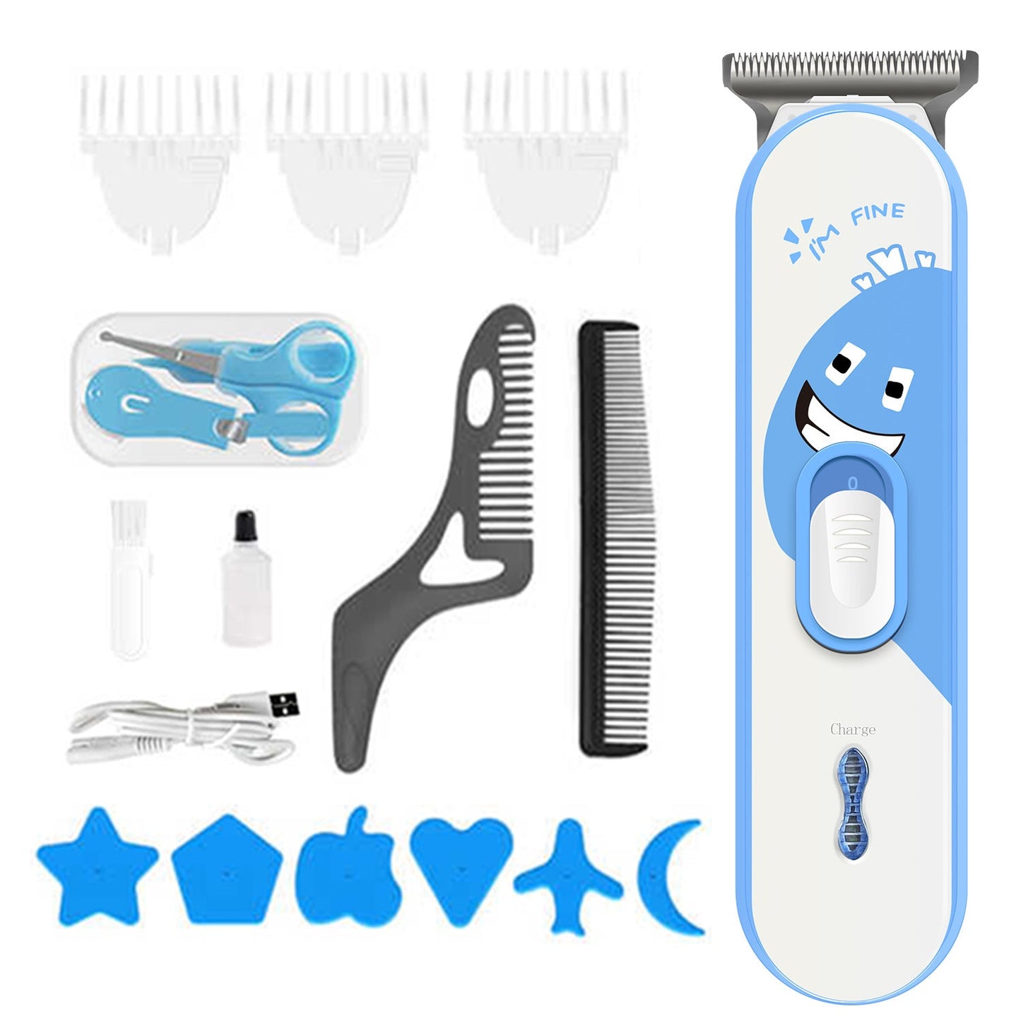 Kids Hair Trimmer & Electric Hair Clipper