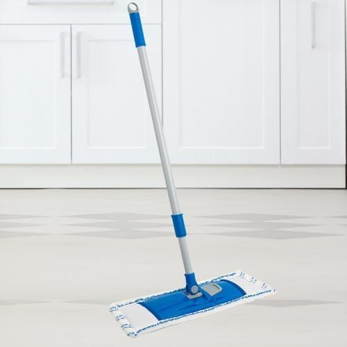 Stick Mop with Long Handle and Flat Cleaning Head