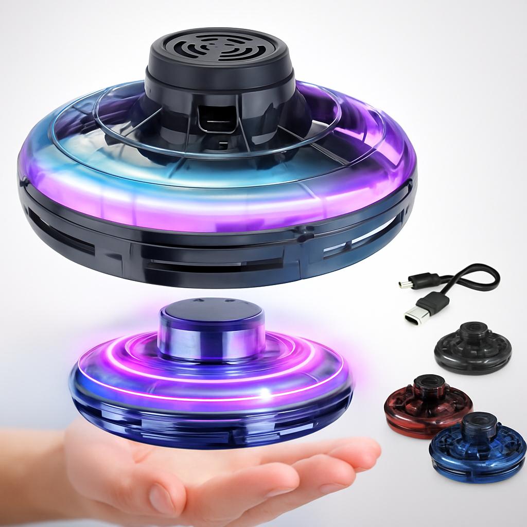 LED Flying Spinner UFO Toy – Hand-Controlled Boomerang Flying Ball with Colorful Lights