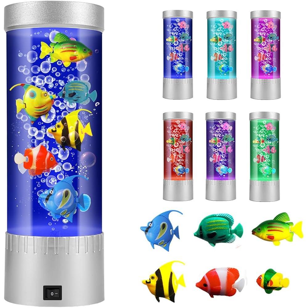 Bubble Fish Lamp – Colorful LED Aquarium