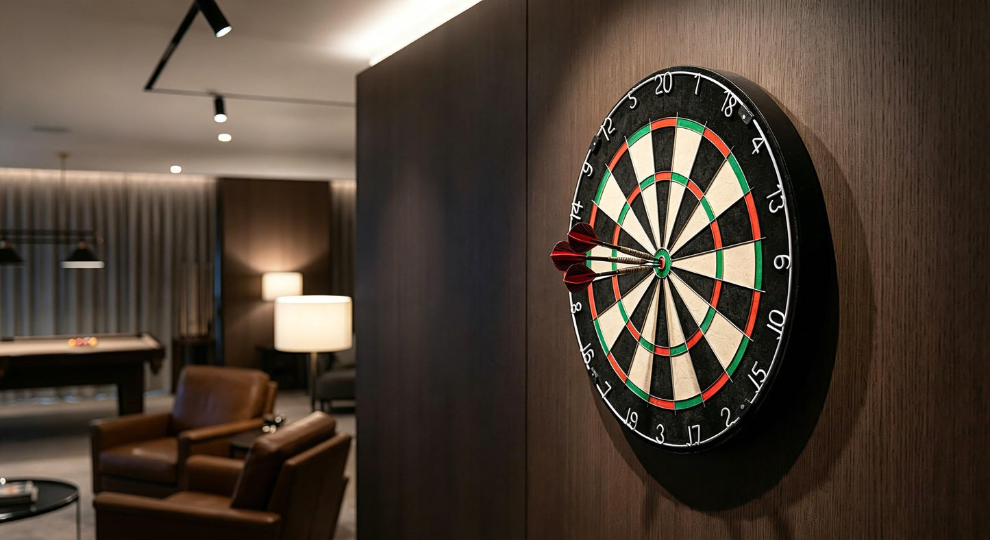 17-Inch Dart Board – Compact Fun for All Ages