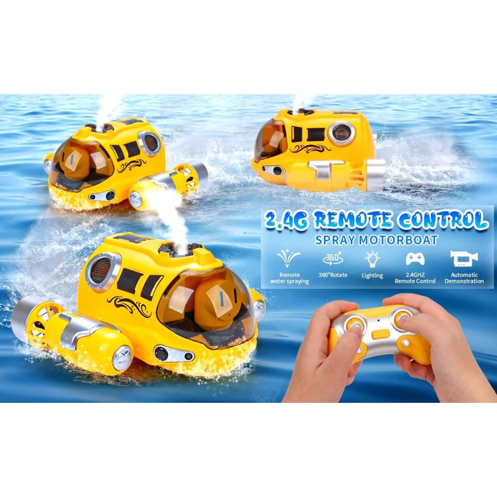 Remote Control Spray Speed Boat Toy – Water RC Racing Boat for Kids