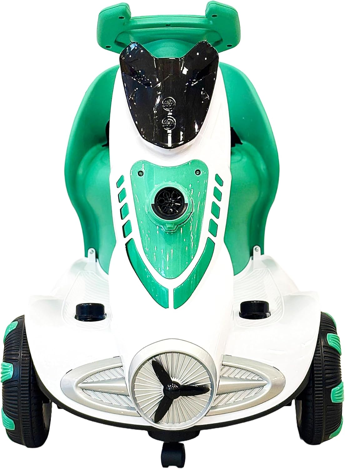 Kids Electric Ride-On Car, Red and White, Racing Style, Battery Powered, Indoor/Outdoor Use 3-5 years (green/white)