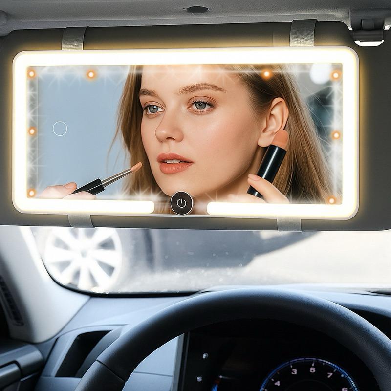 LED Car Sun Visor Makeup Mirror