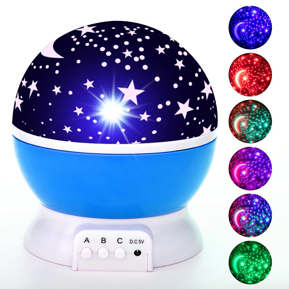 LED Star Master Rotating Night Light Projector
