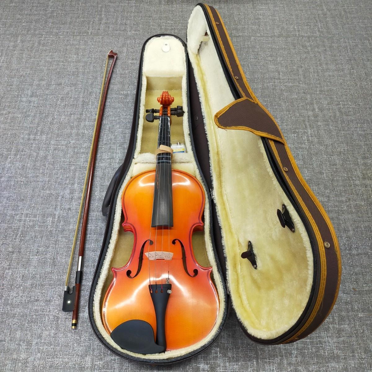 Wood Handmade Violin – Acoustic String Instrument with Case & Bow