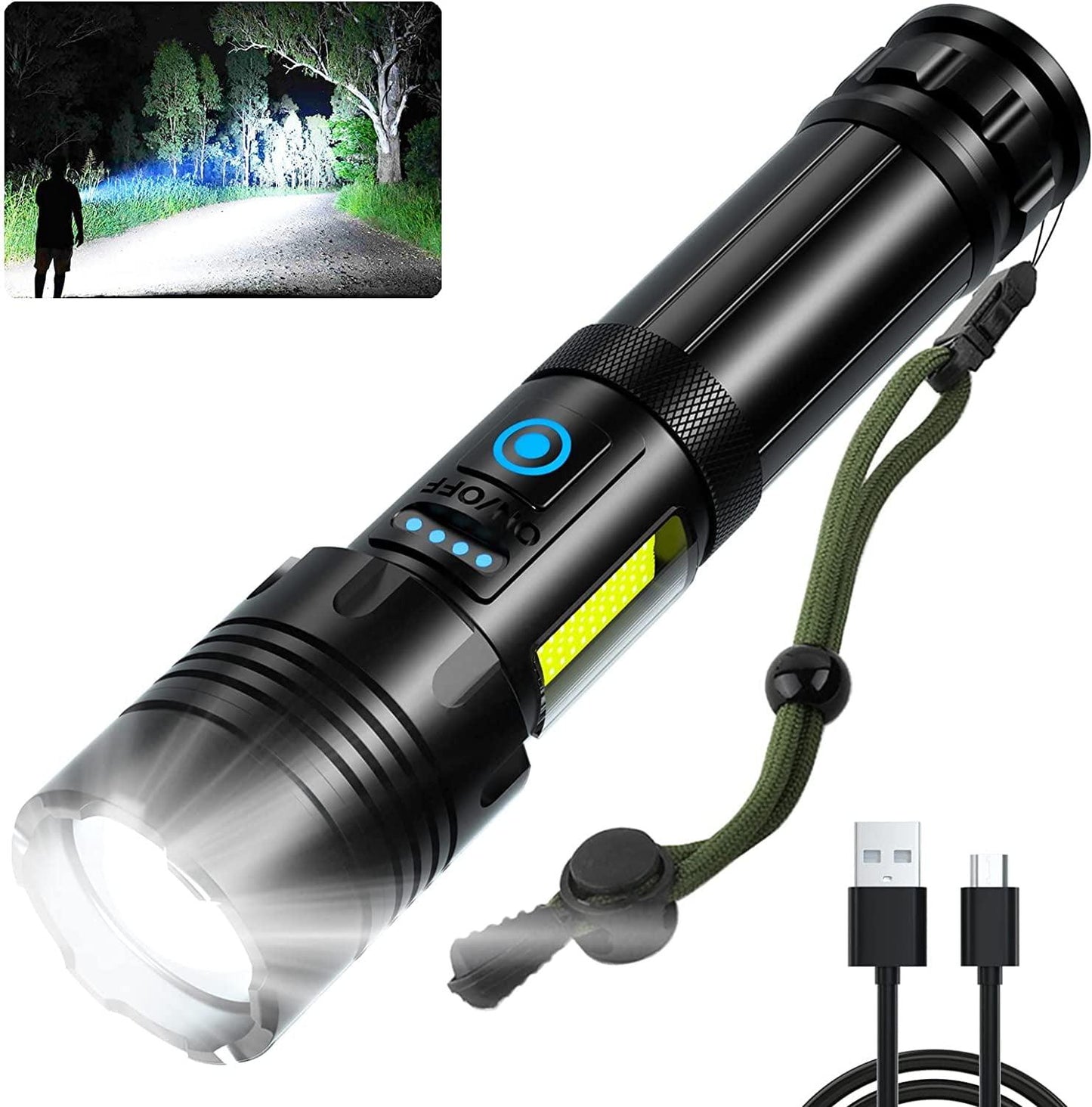 P120 High-Power Rechargeable LED Flashlight