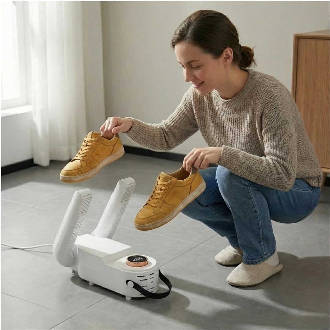 Electric Shoe Dryer with Purple Light – Fast Footwear Drying & Deodorizing Machine