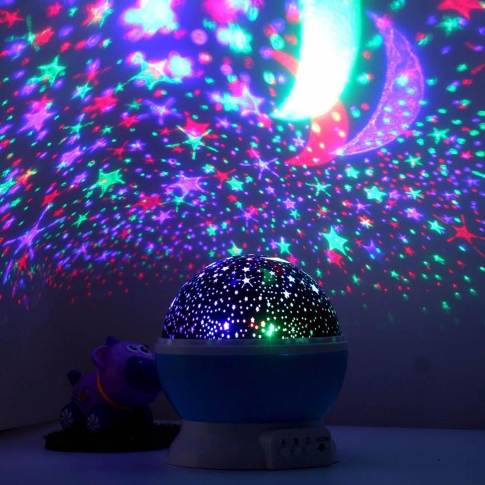 LED Star Master Rotating Night Light Projector