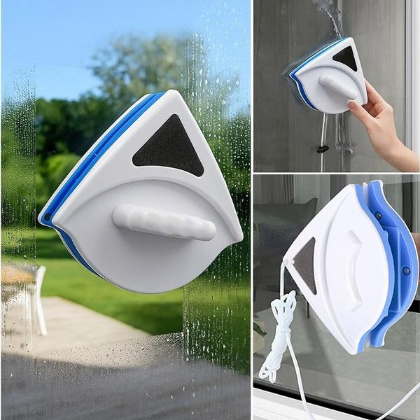 Double-Sided Magnetic Window Glass Cleaner