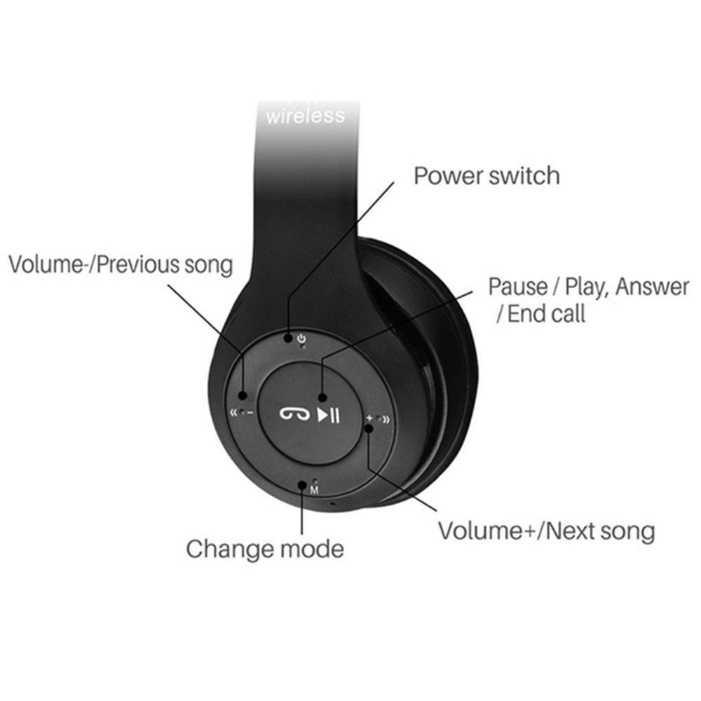 P47 Wireless Bluetooth Headphones