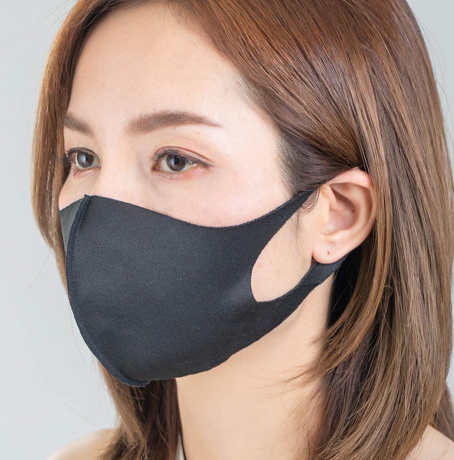 Black Reusable 3D Face Mask
