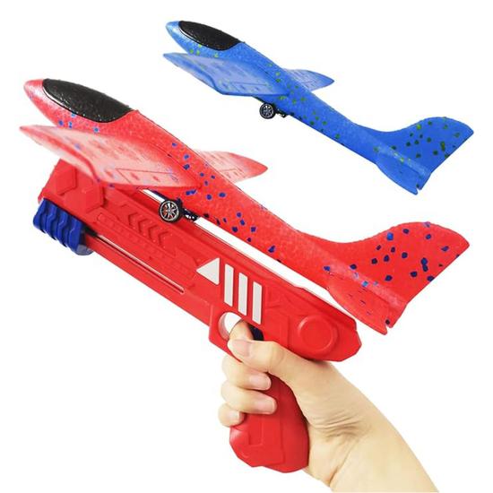 Kids Airplane Launcher Gun with Glider Planes