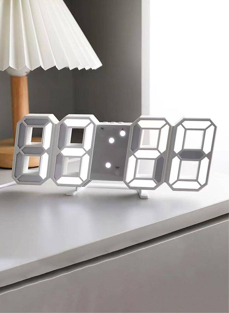 Modern Digital LED Clock – Large Display Electronic Desk & Wall Clock
