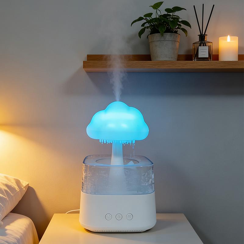 Rain Cloud Humidifier – LED Aroma Diffuser & Night Light