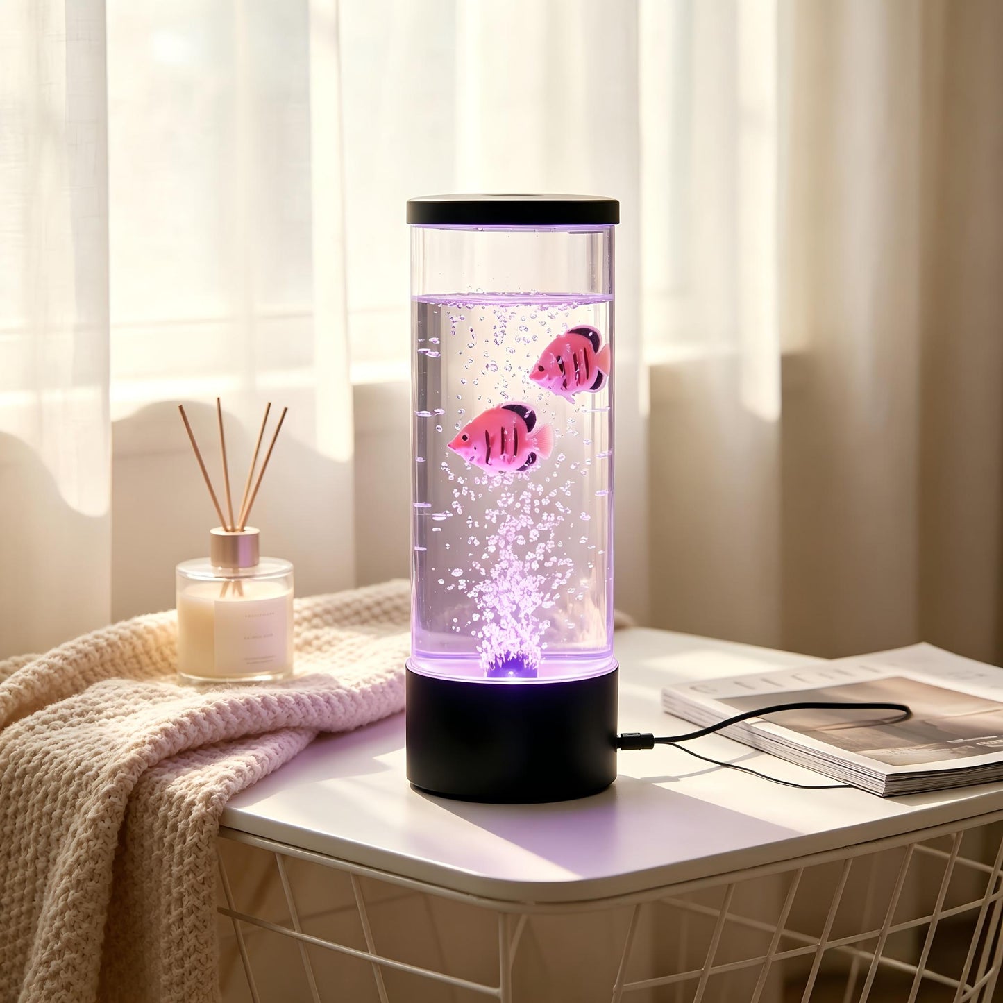 Bubble Fish Lamp – Colorful LED Aquarium