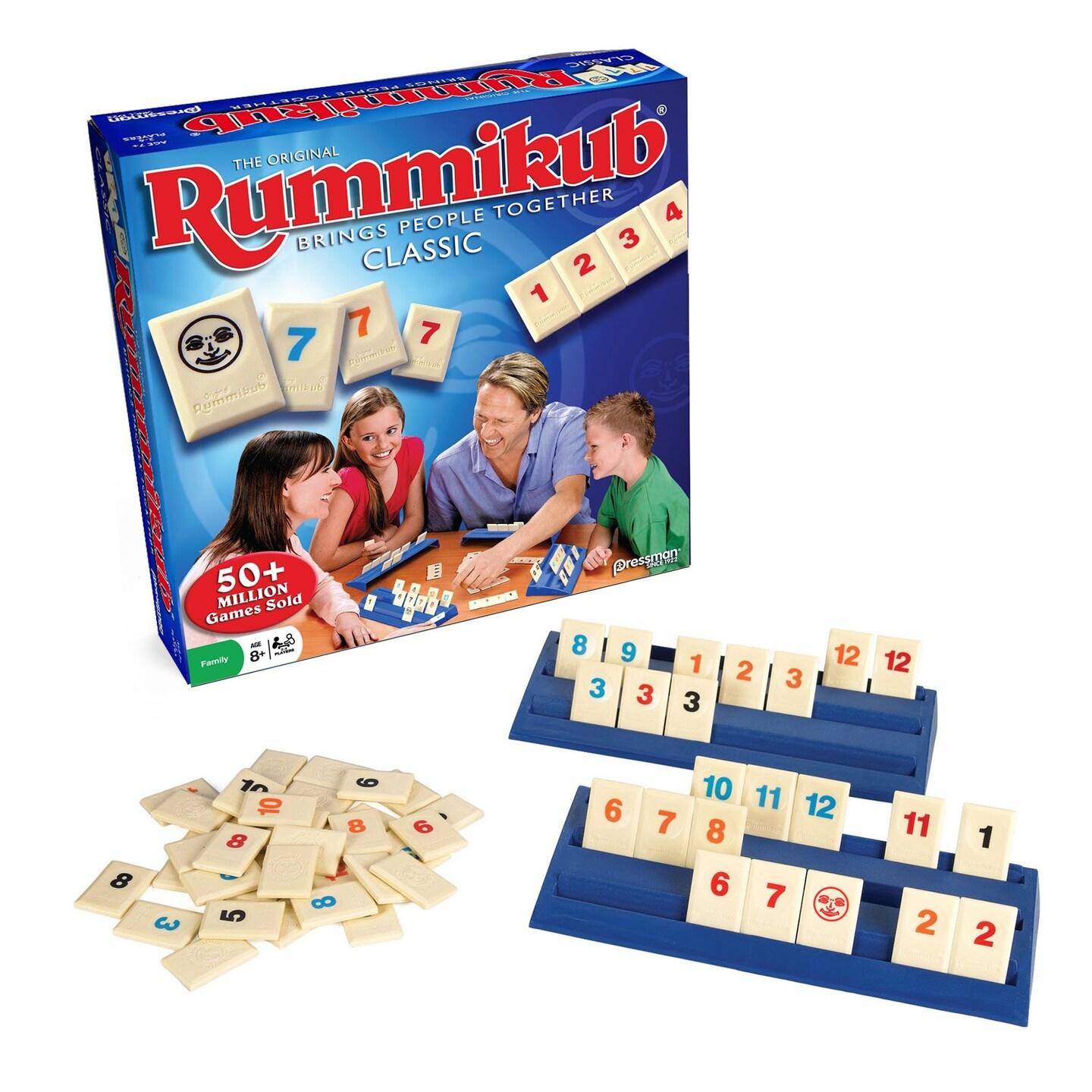 Rummikub Classic Family Strategy Game – Number Tile Game for 2–4 Players