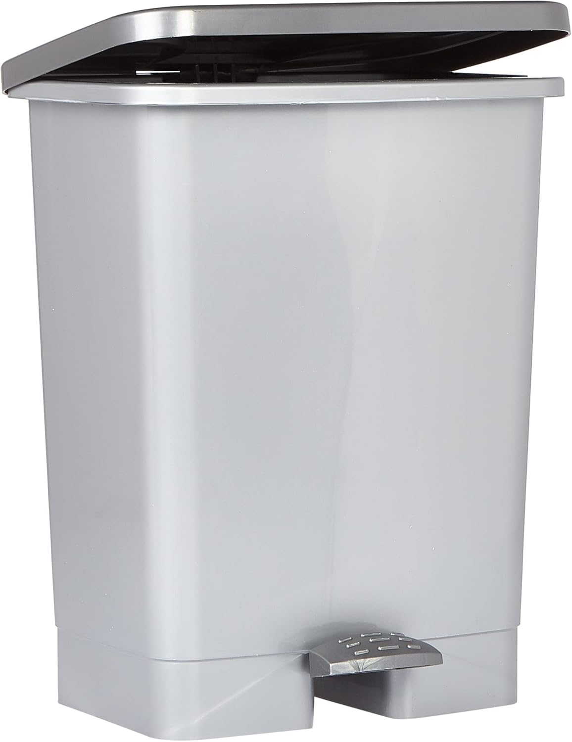 Large Pedal Trash Can with Centre Foot Pedal – Dual Compartment Garbage Bin for Kitchen & Home