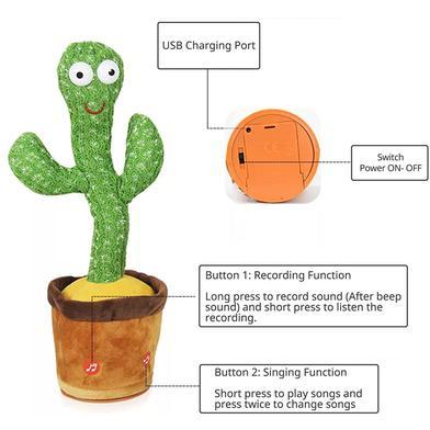 Dancing Cactus Toy – Singing & Talking Plush