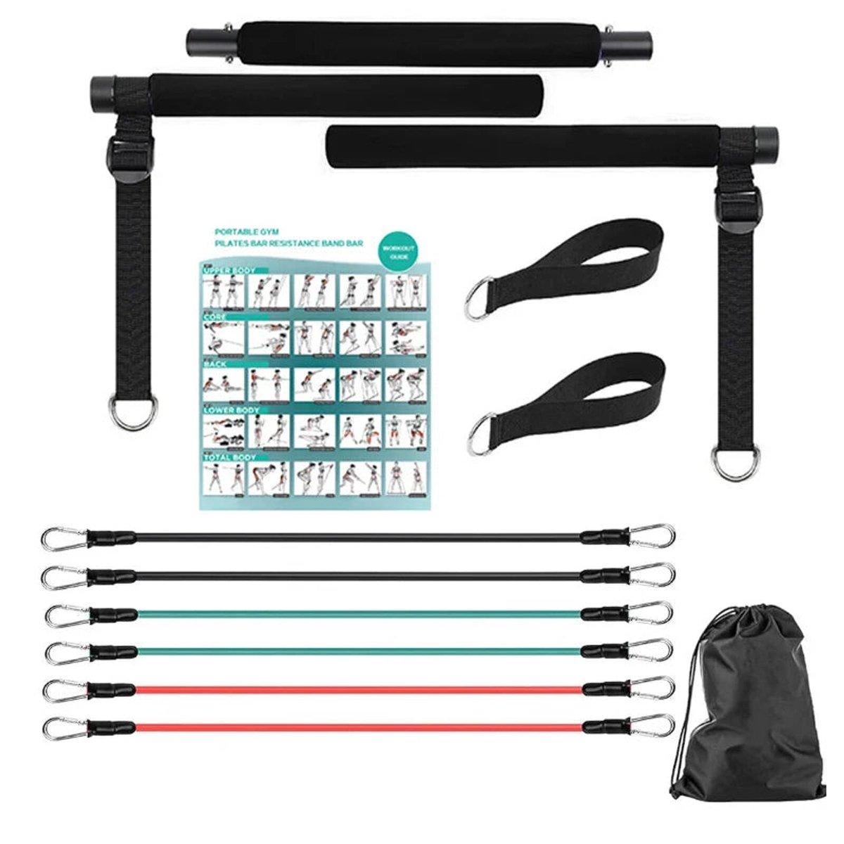 Pilates Bar Kit with Resistance Bands