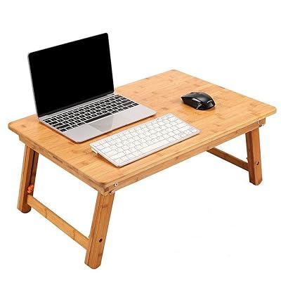 Foldable Wooden Laptop Table for Bed and Sofa