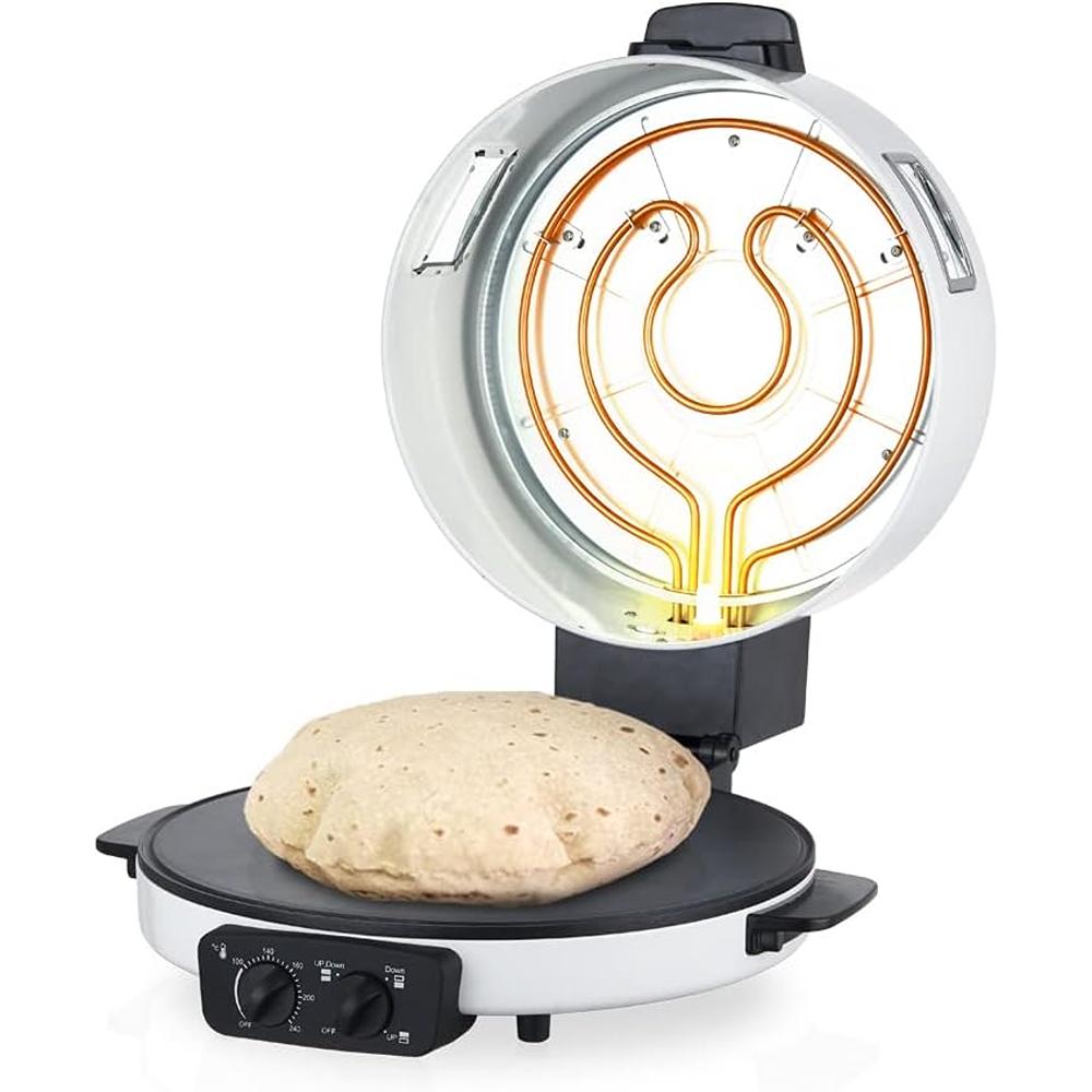 Saachi Roti, Tortilla & Pizza Maker – Multi-Purpose Non-Stick Flatbread Maker