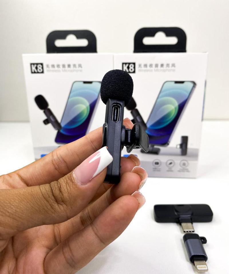 K8 Lightning Wireless Microphone for iPhone
