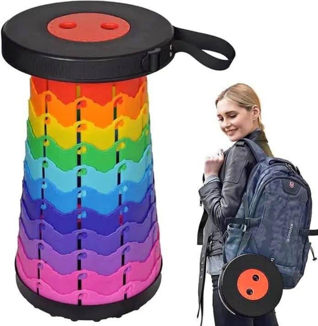 Portable Folding Telescopic Stool