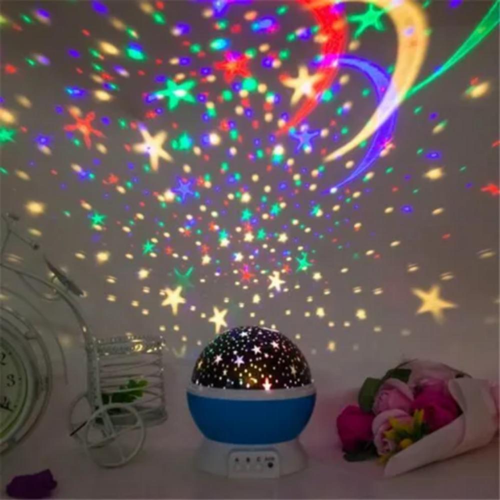 LED Star Master Rotating Night Light Projector