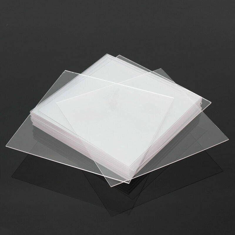 20-Piece Clear Acrylic A5 Craft Sheets