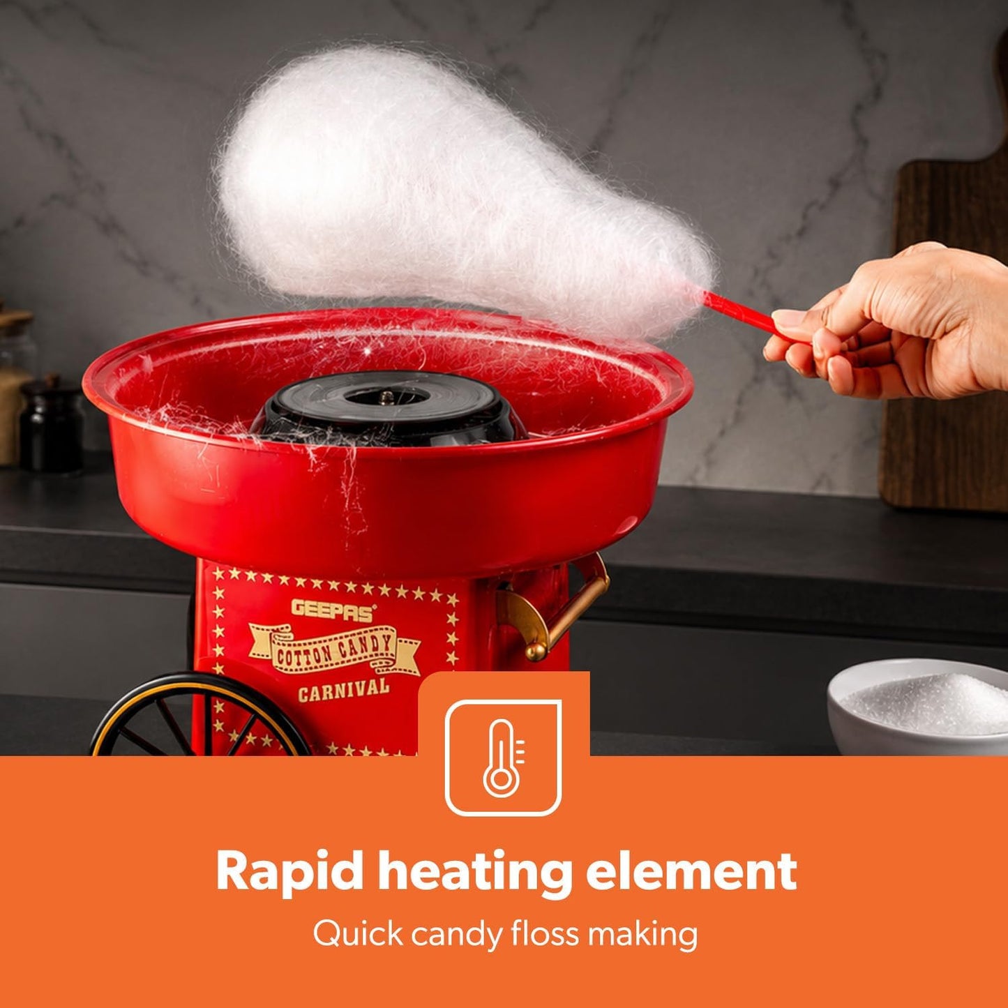 Cotton Candy Maker Machine – Home Cotton Candy & Sugar Floss Maker