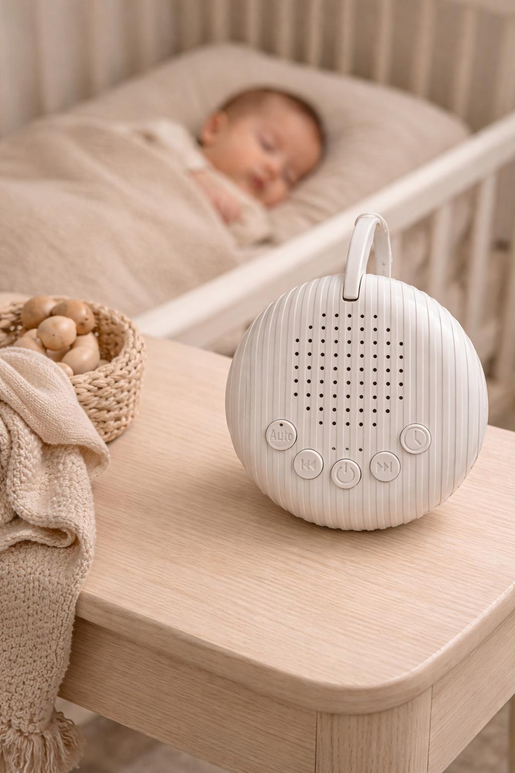 Baby Sleep Soother – Portable White Noise & Calming Sound Machine