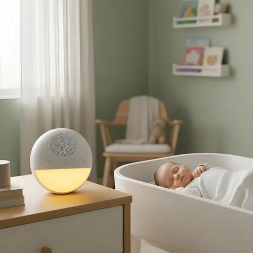 Baby Sleep Soother – Portable White Noise & Calming Sound Machine